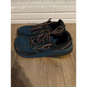 Altra Olympus 3.5 Mens Size 10.5 Blue Orange Running Shoes Lace Up Sneakers